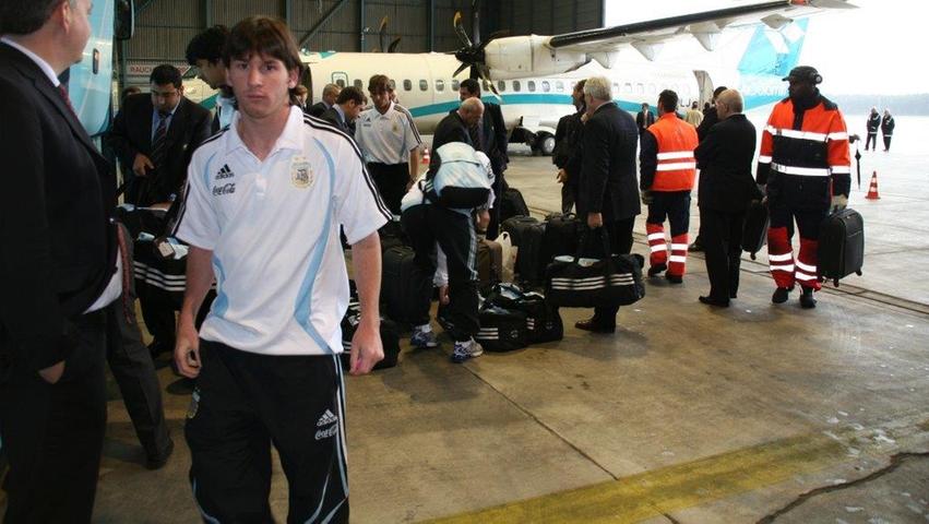 Ganz schön unschuldig sah Lionel Messi 2006 noch aus. Mit gerade einmal 19 Jahren reiste er mit der argentinischen Nationalmannschaft nach Deutschland zur Weltmeisterschaft. Untergebracht waren Messi und Co. im Hotel Herzogspark in Herzogenaurach.
