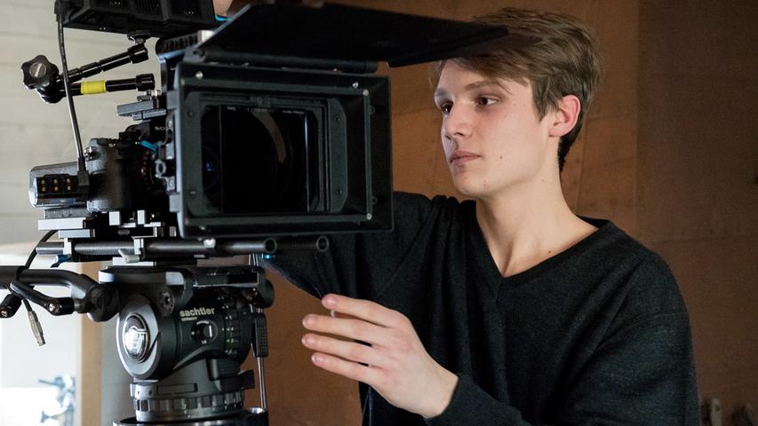 Michael Wahl möchte später einmal "richtiger" Kameramann werden und Spielfilme drehen.