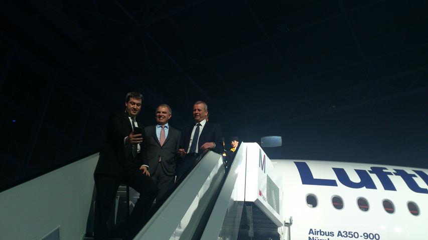 Up in the Air: Airbus wird auf "Nürnberg" getauft