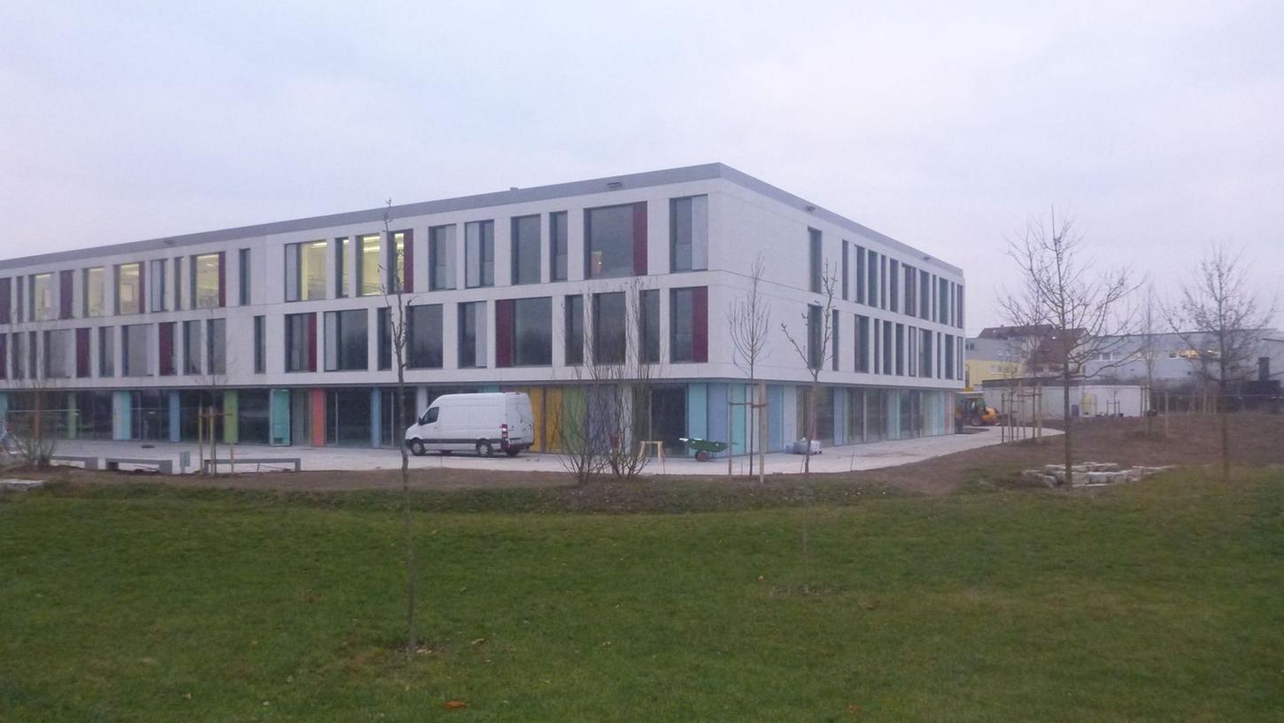 Praktisch bezugsfertig: Der knapp sieben Millionen Euro teure Anbau an das Gymnasium Wendelstein