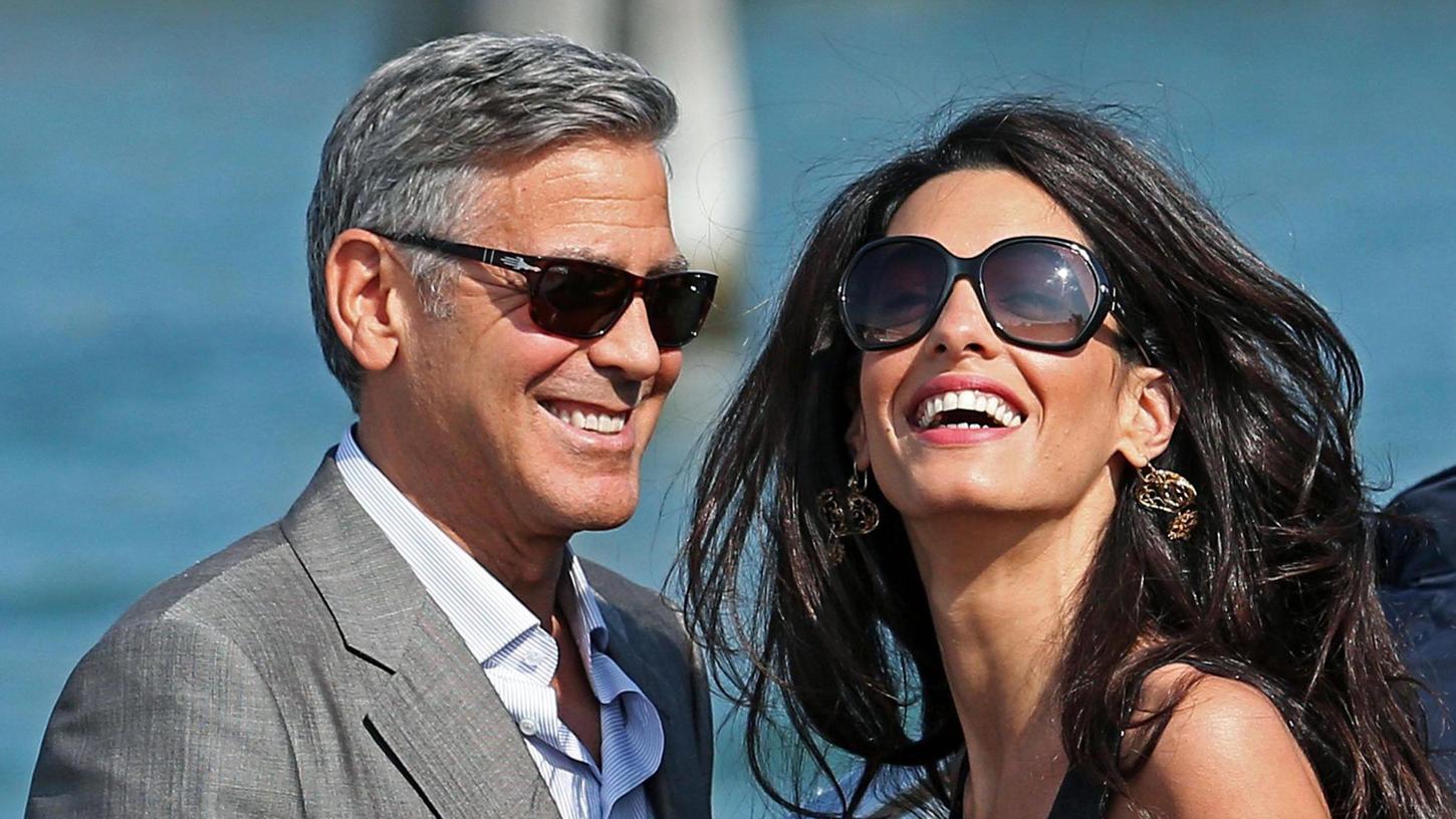 Doppeltes Glück: Clooneys erwarten offenbar Zwillinge