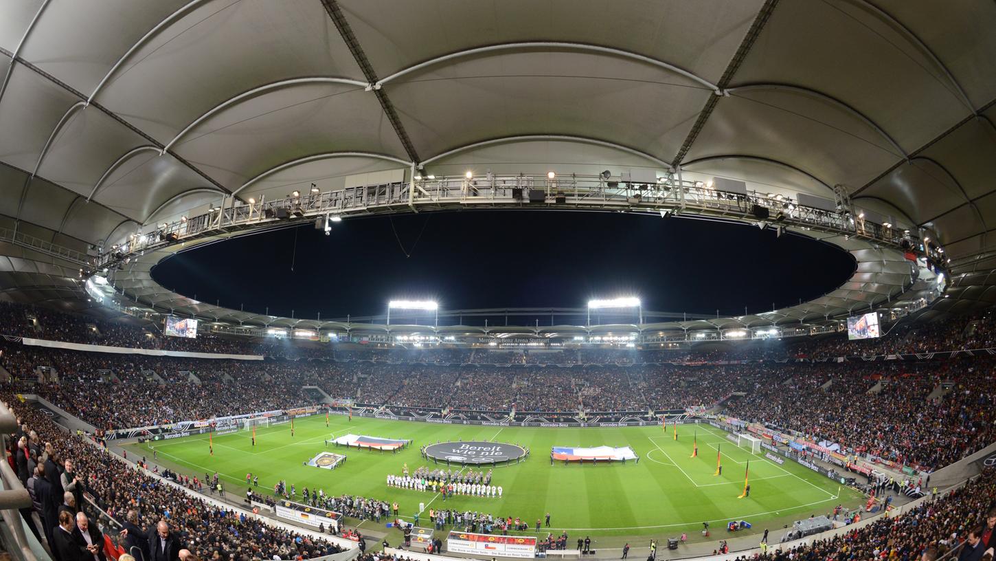 Topspiel mit Flutlicht: In der Mercedes-Benz-Arena in Suttgart findet am Montagabend die Partie zwischen dem VfB Stuttgart und dem Club statt.