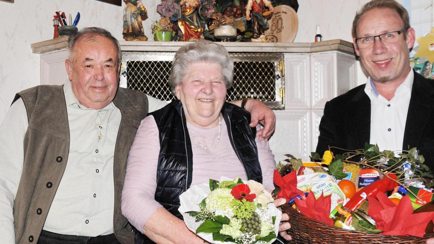In Langensendelbach seit 60 Jahren ein glückliches Paar