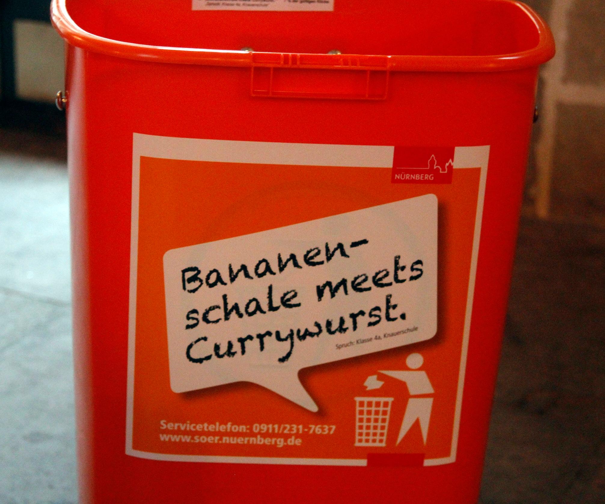 Diese lustigen Sprüche sind jetzt auf Nürnbergs Mülltonnen