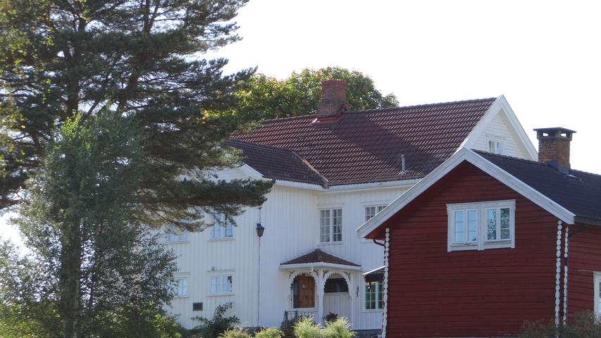 Das Geburtshaus von Edvard Munch in Loten ist in Privatbesitz und leider nicht öffentlich zugänglich. Nur von einem Viewpoint aus darf man Fotos machen.