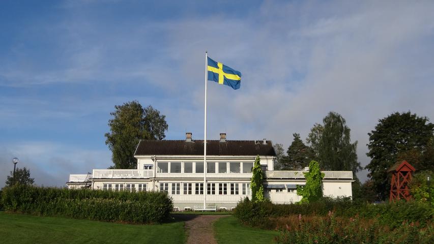 errliche Lage an einem Seegrundstück: Das Hotel Ulvsby Herrgard in der schwedischen Gemeinde Sunne.