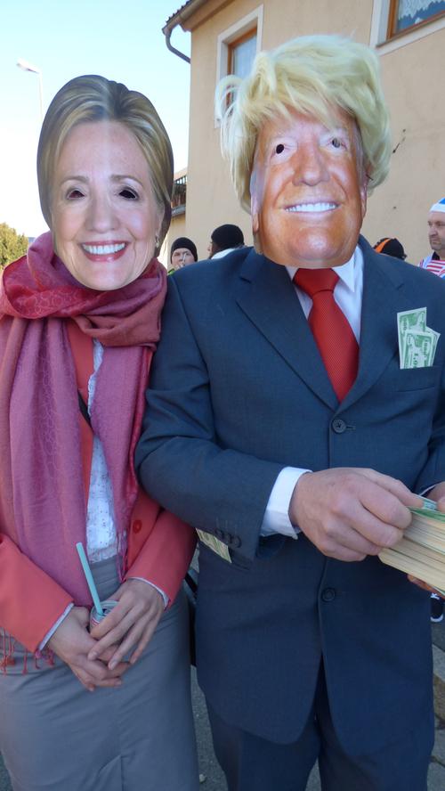 Trump und Clinton