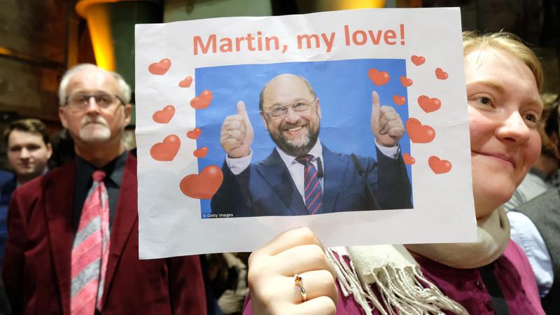 "Martin, my Love!" Die Begeisterung für Martin Schulz ist bei der SPD ungebremst.