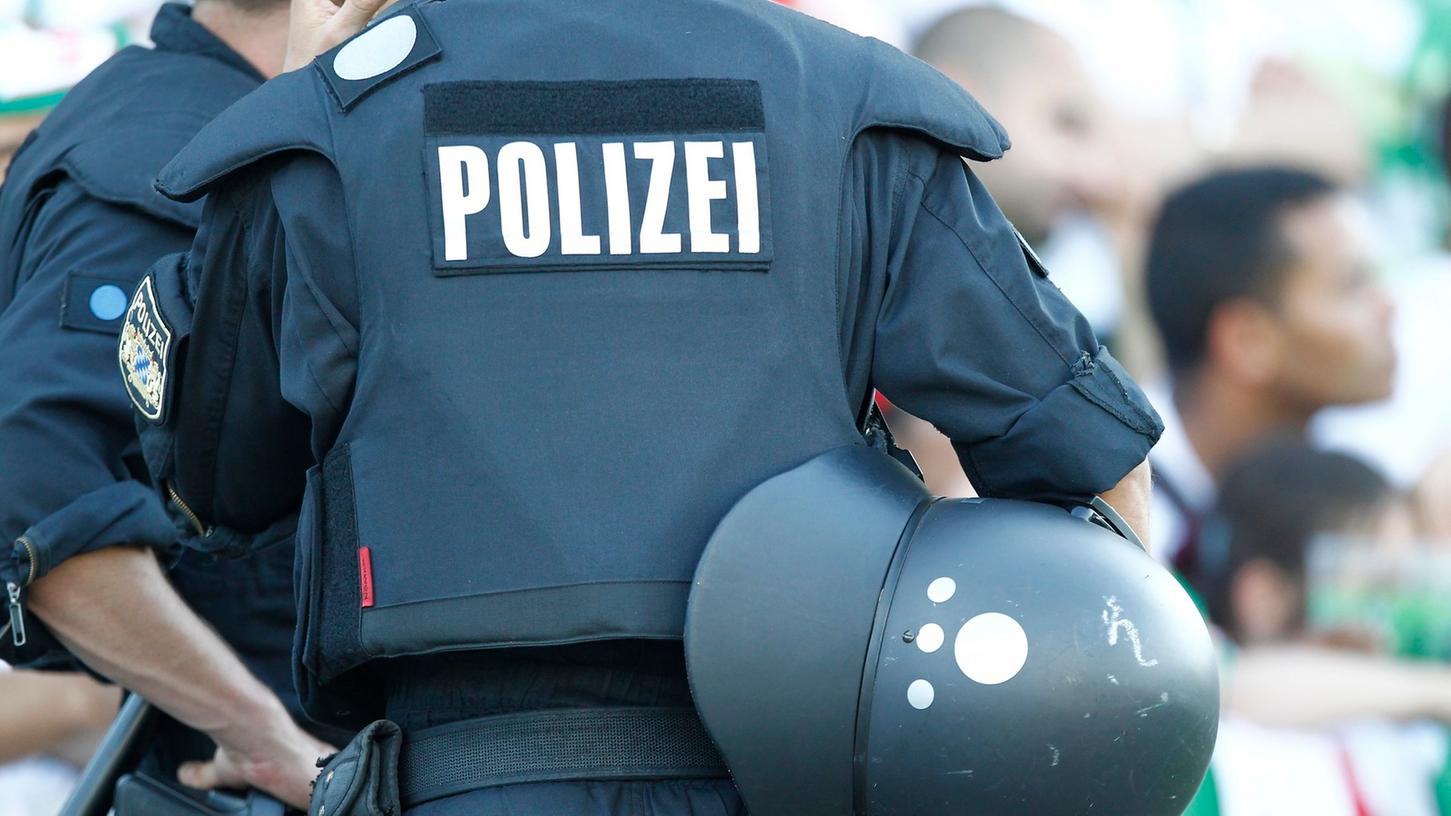 USK-Einsatzkräfte der Polizei im Einsatz.