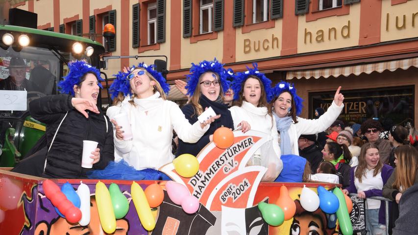 Faschingsumzug Schwabach 2017: Einfach nur Wahnsinn