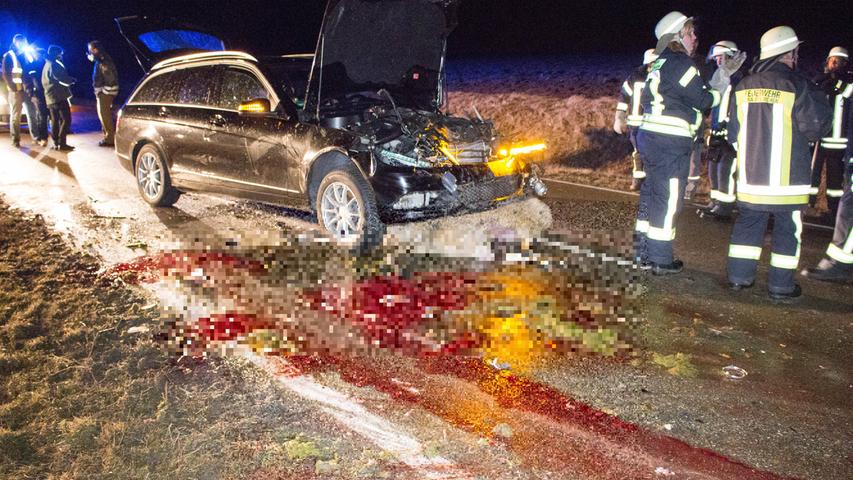 Auto trifft auf Schafherde: Zahlreiche Tiere tot