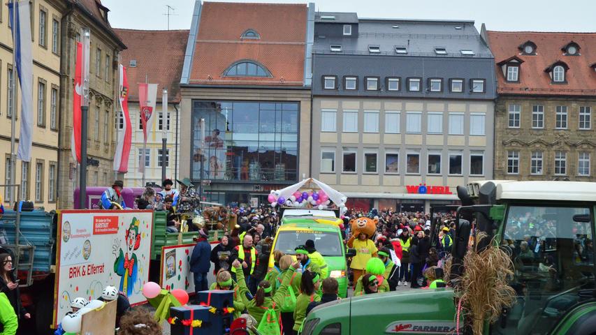 Umzug in Bamberg: Fasching erreicht seinen Höhepunkt