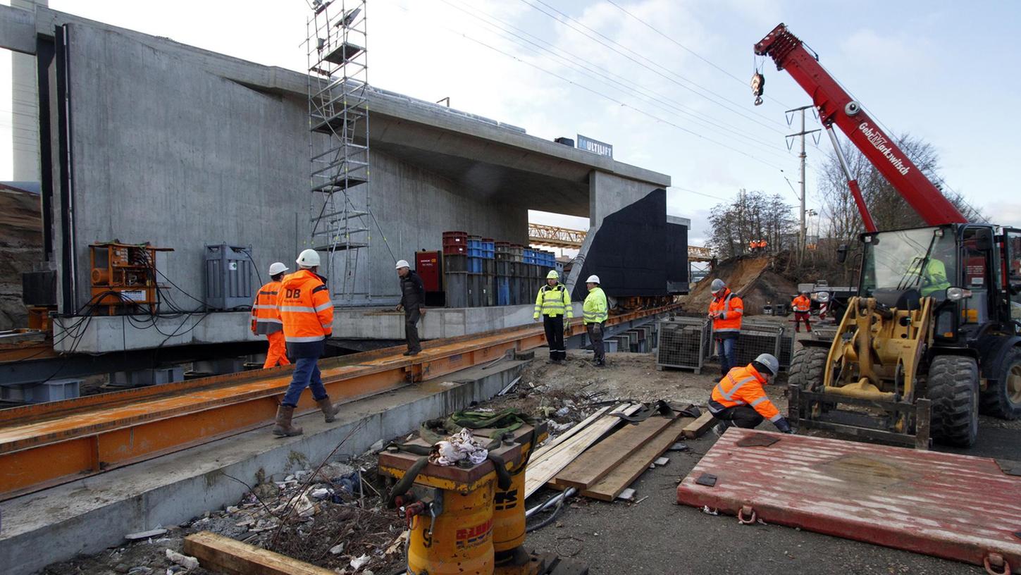 3200-Tonnen-Koloss: Nürnberg bekommt neue Brücke