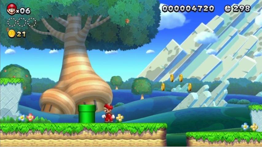 "It's me, Maaariooo!" Super Mario ist wohl die beliebteste Videospielfigur aller Zeiten. In unserem Ranking ist der kleine italienische Klemptner mit Schnauzbart, roter Schirmmütze und blauer Latzhose mehrfach vertreten. Auf Platz neun landet er mit New Super Mario Bros. für die Wii, das sich 28.4 Millionen Mal verkaufte.