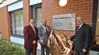 Tafel würdigt Ursula Wolfrings Lebenswerk Tafel würdigt Ursula Wolfrings Lebenswerk