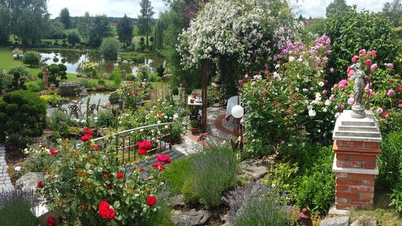 Was für ein farbenfroher Garten: Ulrike Dorner hat die meisten Stimmen für ihr Foto erhalten.