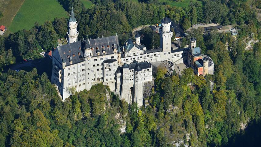 Und hier nun das Gebäude, das Walt Disney als Inspiration für das Cinderella-Schloss nutzte: Neuschwanstein.