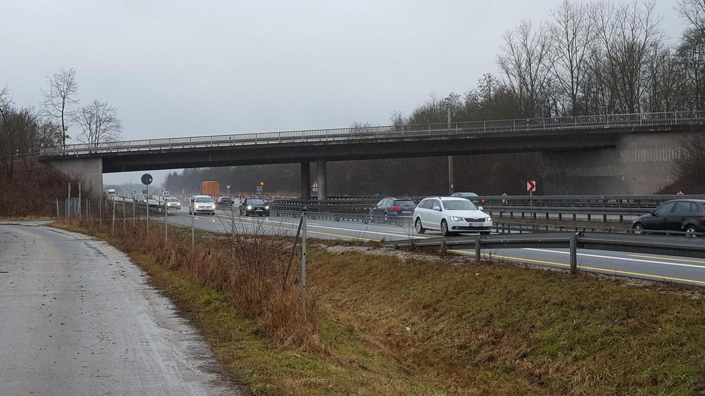 Neubau geplant: Brücke über A73 bei Baiersdorf fällt