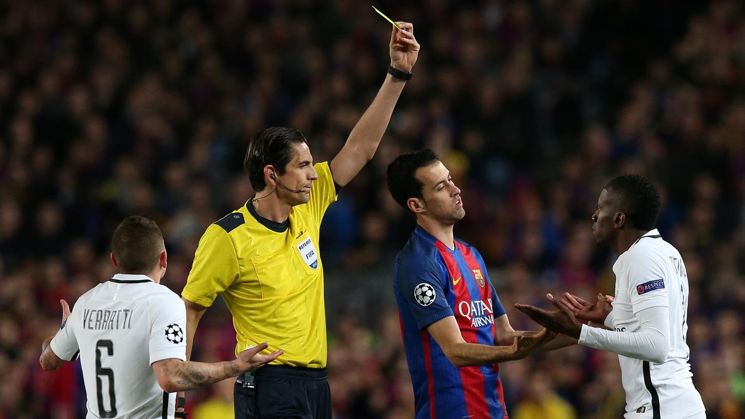 Der Franke Deniz Aytekin stand nach dem Champions-League-Spiel zwischen Barcelona und Paris schwer in der Kritik.