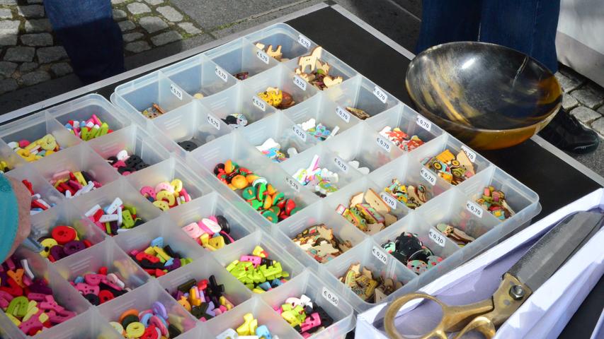 Bunte farben, besondere Materialien: Der Stoffmarkt in Bamberg