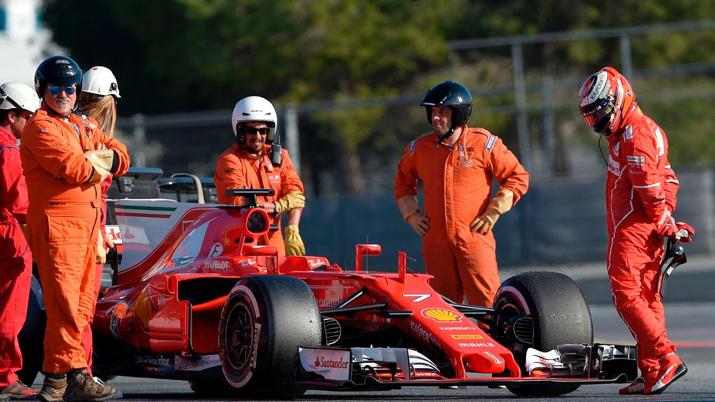 Stillstand? Von wegen! Kimi Räikkönen ist im roten Geschoss aktuell richtig gut drauf.