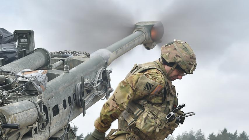 "Dynamic Front II": US-Army schießt in Grafenwöhr aus allen Rohren