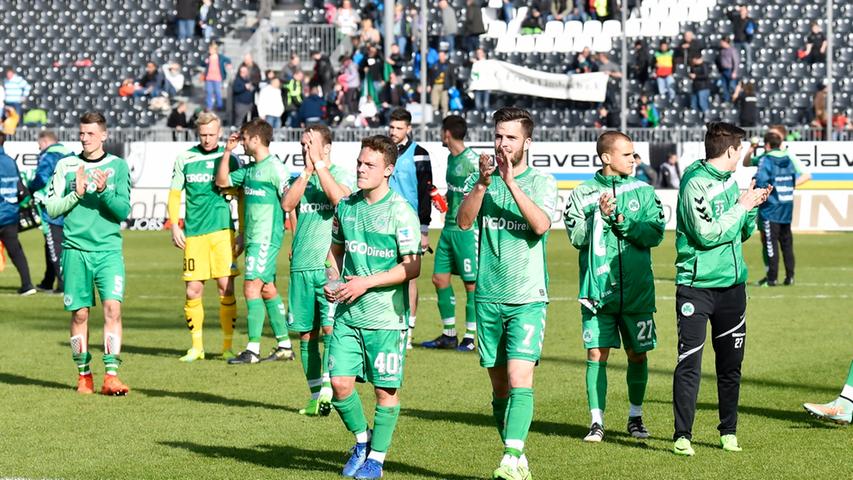 ... das sechste ungeschlagene Liga-Match in Folge. Gegen Tabellenführer Stuttgart - so würden es sich die Weiß-Grünen sicherlich wünschen - soll dieses Serie am kommenden Samstag ausgebaut werden.