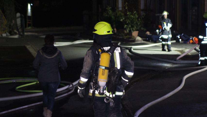 Drei Feuerwehren der Region probten den Ernstfall in Rehdorf