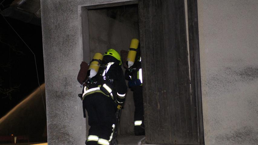 Drei Feuerwehren der Region probten den Ernstfall in Rehdorf