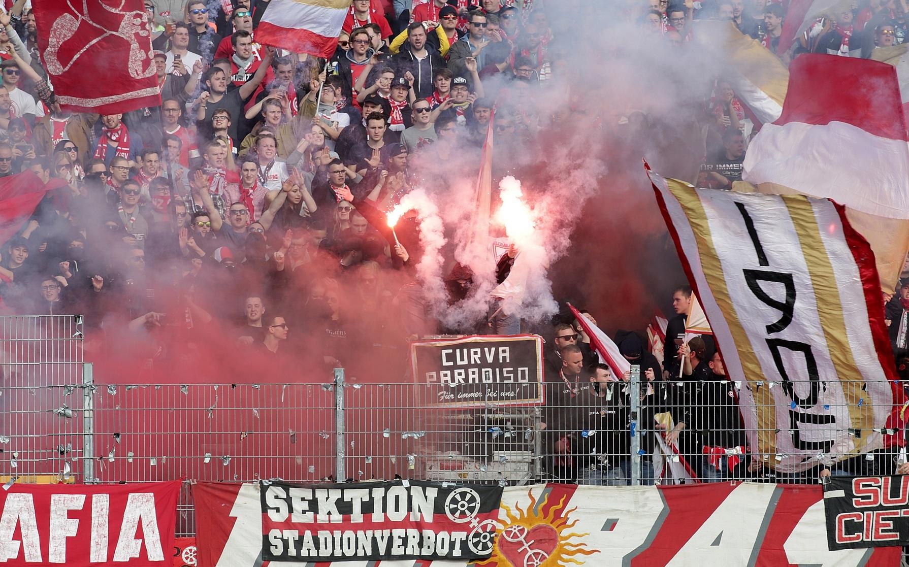 Einmal zu oft gezündelt Mainz lässt die Ultras zu Hause Nordbayern