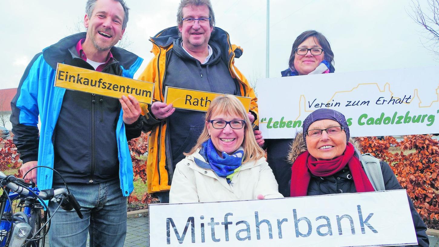 Mitfahrbank soll in Cadolzburg den Verkehr bremsen