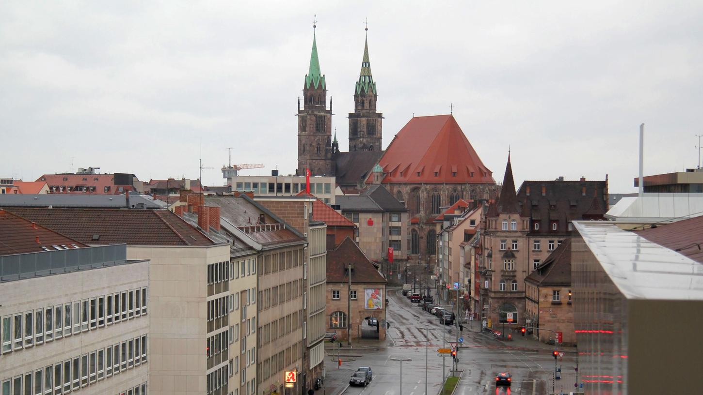 Nürnberg liegt auf dem letzten Platz: Beim mittelfränkischen Wohnflächenvergleich kann die Stadt nicht punkten.