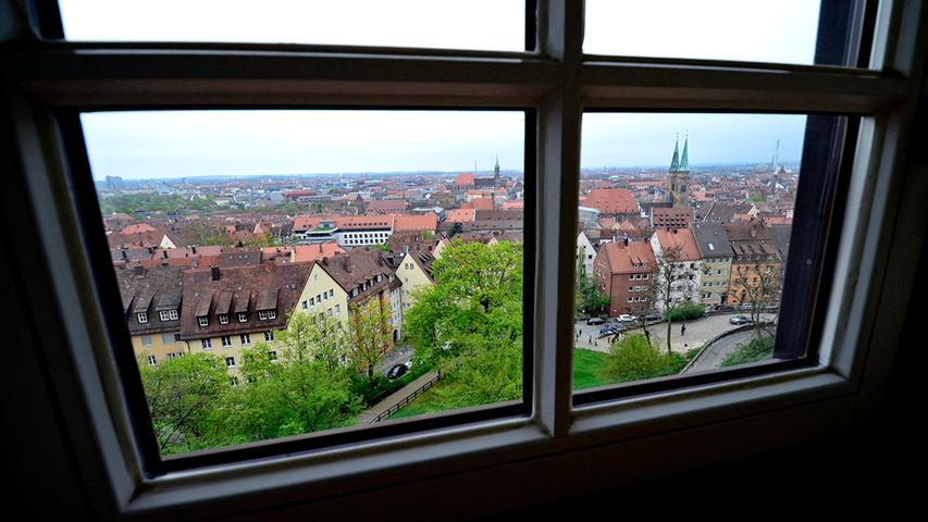 Über den Dächern der Stadt: Diesen Ausblick erhascht man in Nürnberg nur von der Kaiserburg.