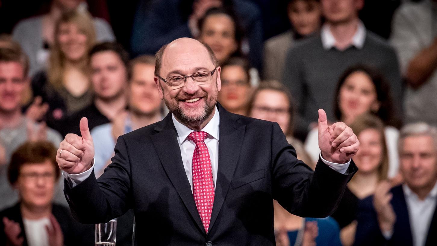Martin Schulz sprühte beim Sonderparteitag der SPD vor Optimismus.