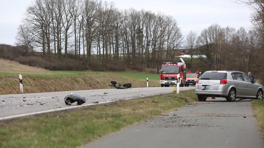 16-jähriger Motorradfahrer bei Herzogenaurach tödlich verunglückt