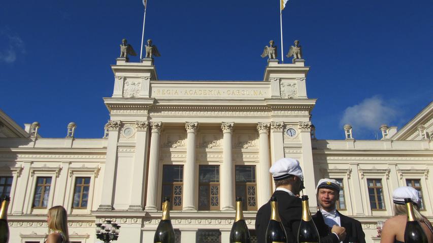 Weil Schwedens Universitäten wie hier in Lund auch bei ausländische Studenten begehrt sind, sinkt der Alterschnitt in den Städten immer weiter. Industriebrachen wie Malmö hat das vor dem Untergang gerettet,