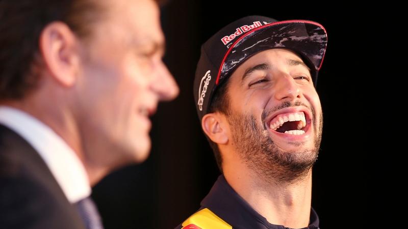 Kann der australische Formel-1-Pilot Daniel Ricciardo vom Team Red Bull die Sphalanx der Großen aufbrechen? Gut gelaunt ist er jedenfalls.