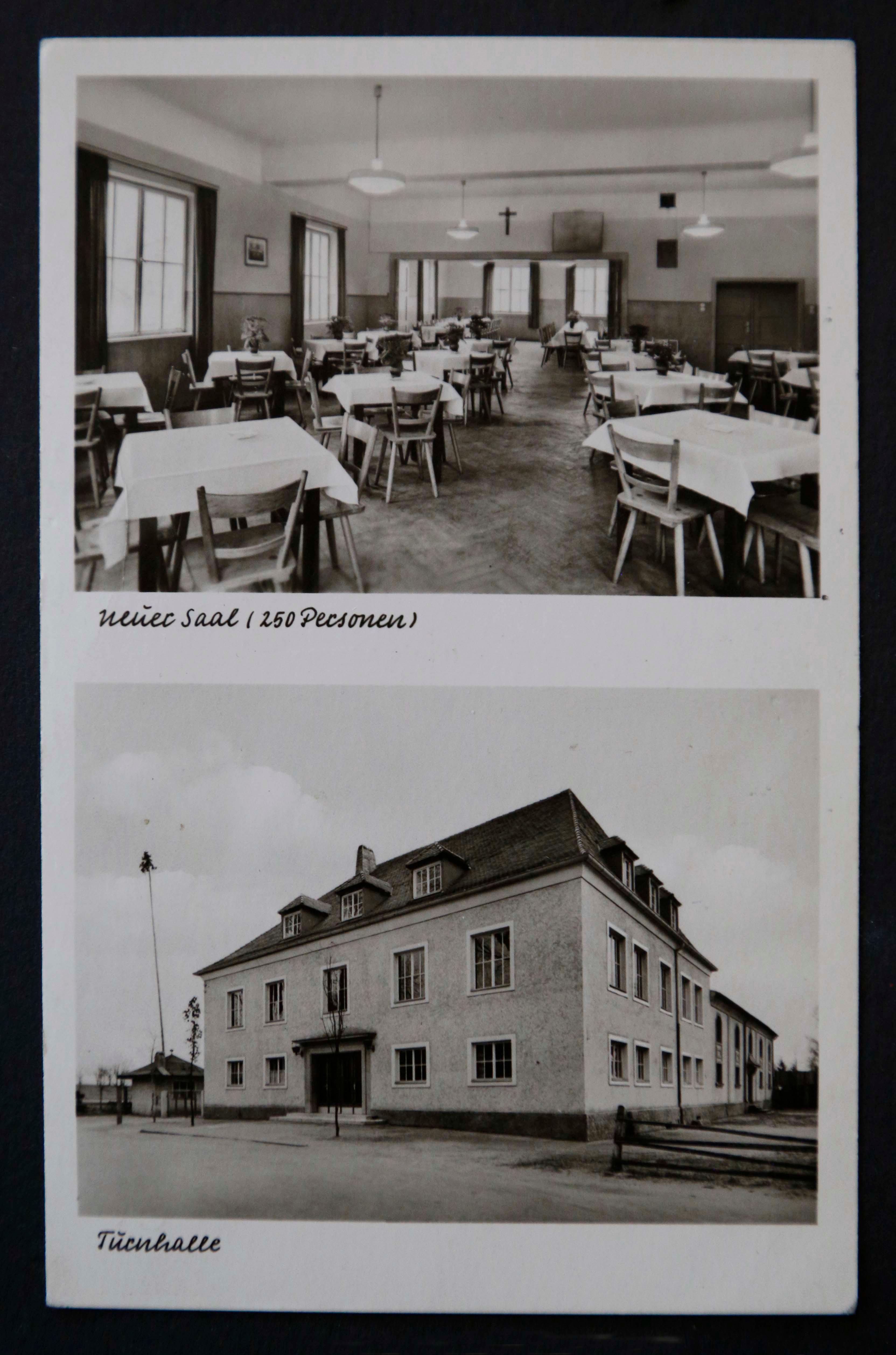 Damals passten 250 Personen in den neuen Saal.