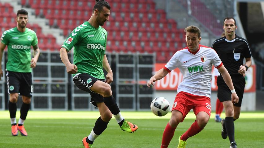 1:1 im Test: Fürth hält beim FC Augsburg gut mit