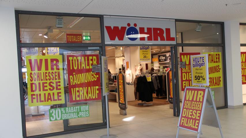 Nach über 70 Jahren: Modehaus Wöhrl schloss in Roth