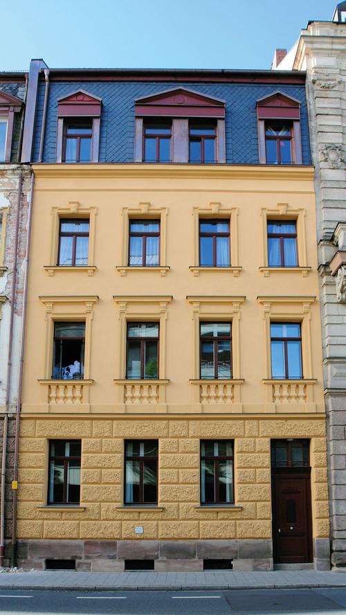 Besonders schön restaurierte historische Häuser wurden mit dem Denkmalpreis des Bezirk Mittelfranken ausgezeichnet, unter anderem auch dieses Objekt in der Henkestraße.