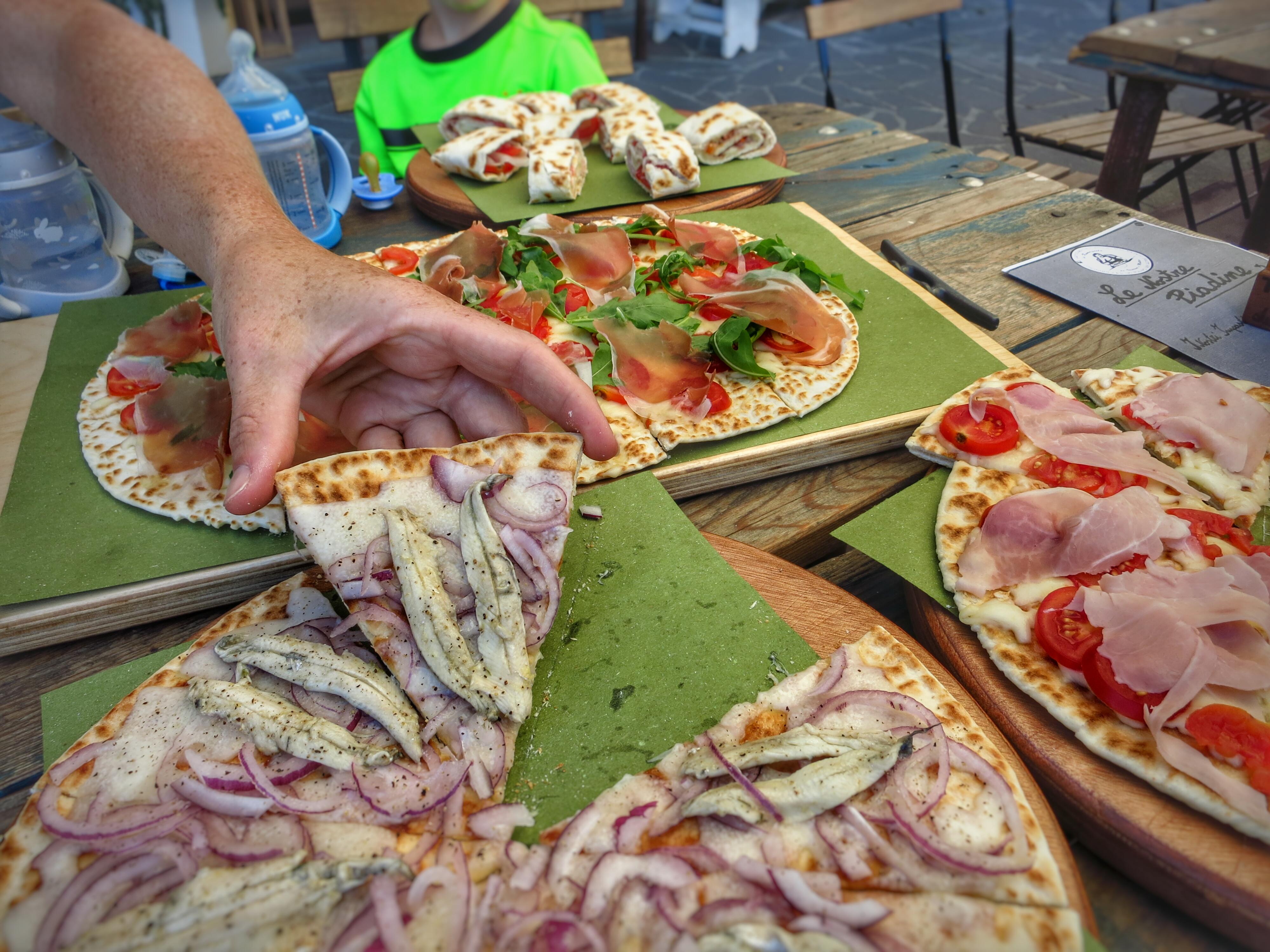 In Cervia gibt es besonders feines Pizzabrot.