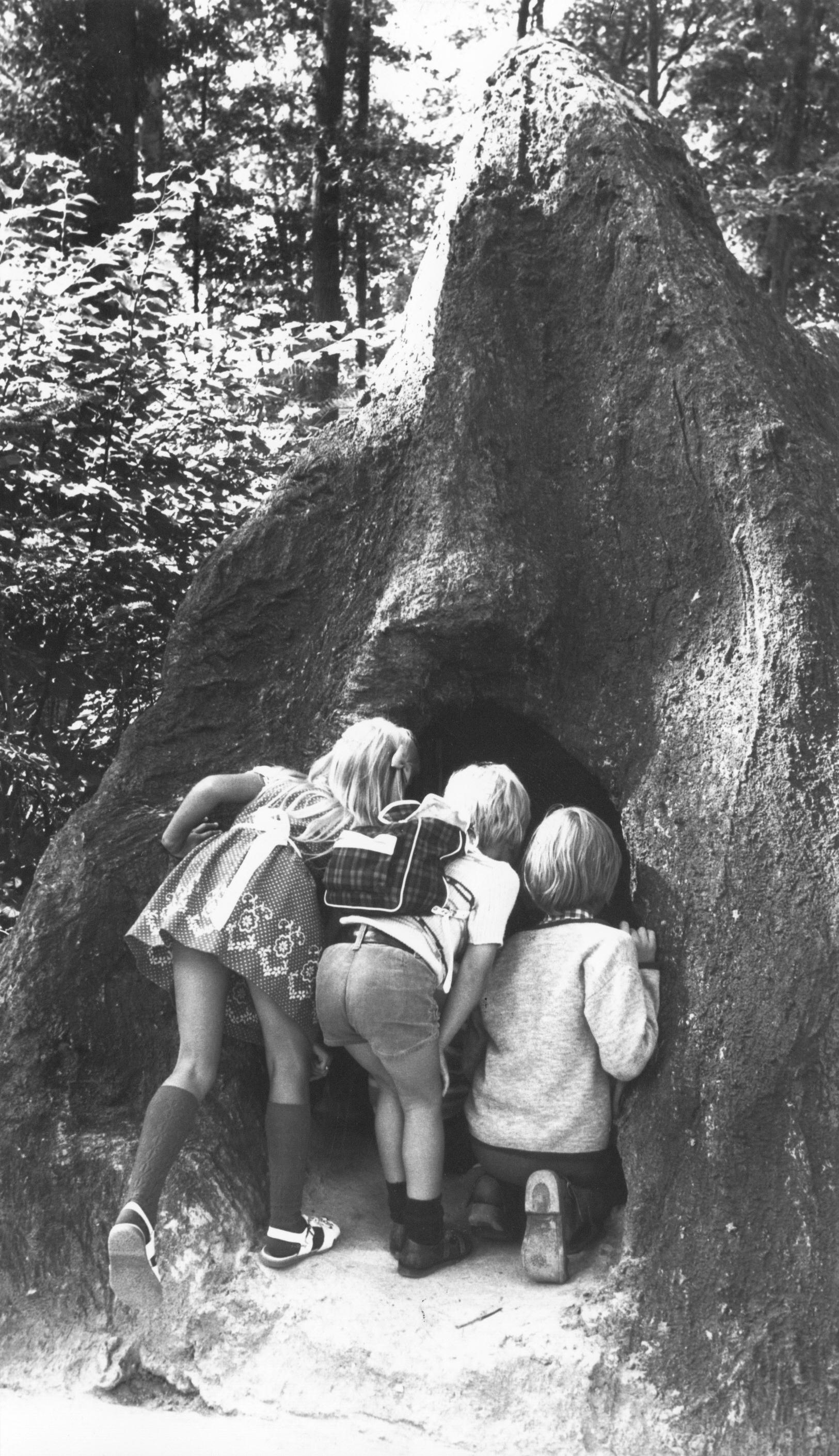 ... oder den Park auf eigene Faust entdeckten...