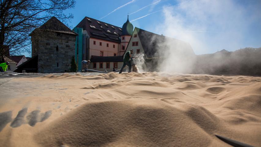 150 Tonnen Sand: Wie der Kaiserstrand in Forchheim geboren wurde