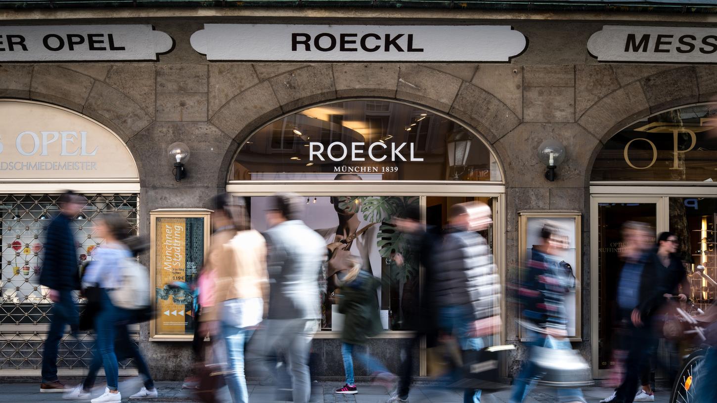 Ein Geschäft des Handschuh- und Accessoire-Herstellers Roeckl in München: Die Filiale in Nürnberg wurde bereits geschlossen.