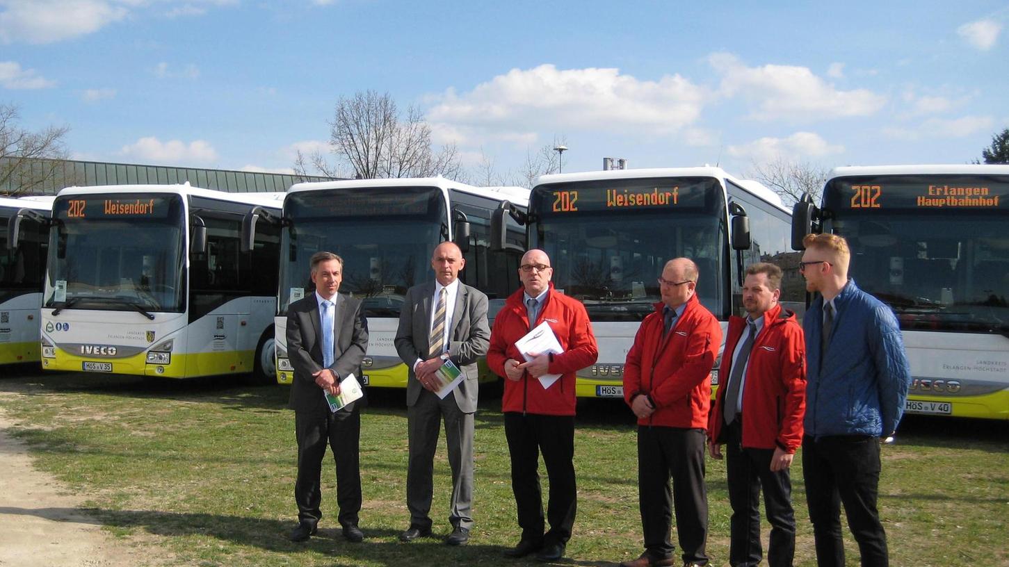 Bus-Armada sorgt für attraktiven ÖPNV