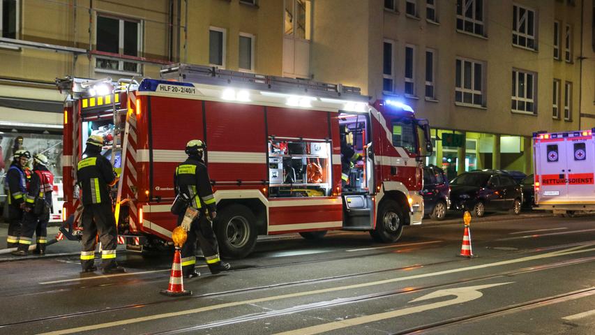 Brand am Stresemannplatz legte Straßenbahn lahm
