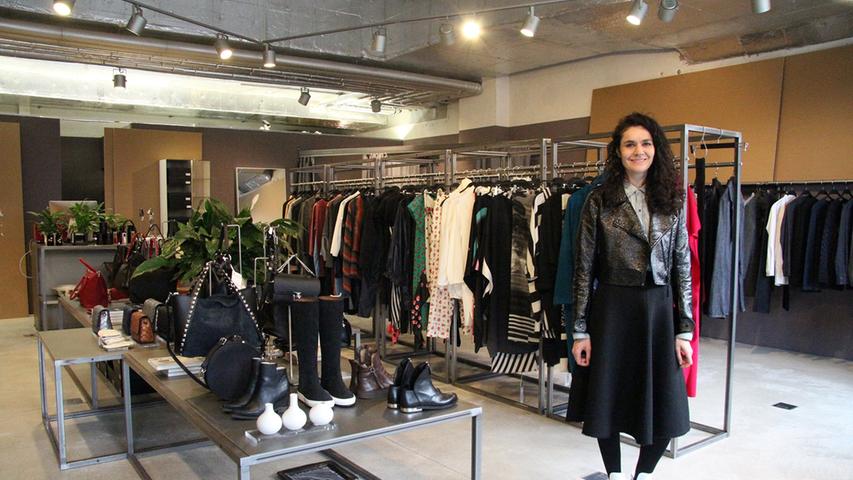 Soledad Zehnder verkauft in der Boutique Gris in der Europaallee Mode von 30 Schweizer Designern.