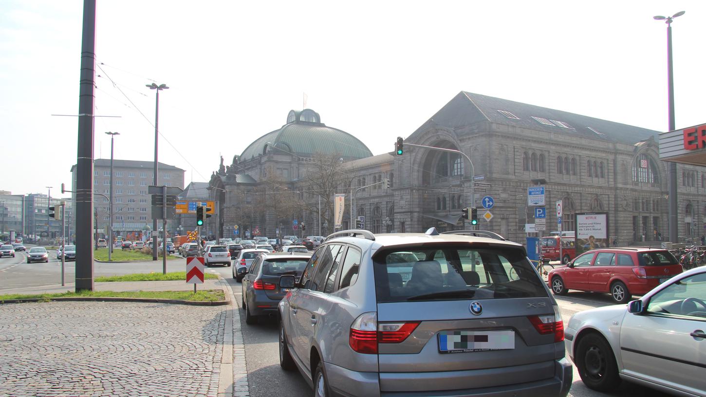 Kein Durchkommen: Nürnberg droht der Verkehrskollaps.