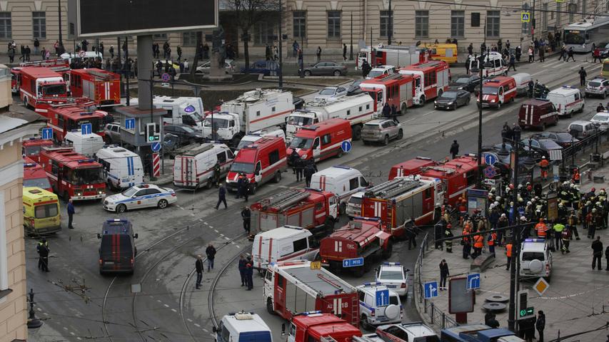 St. Petersburg: Explosion in U-Bahn-Station